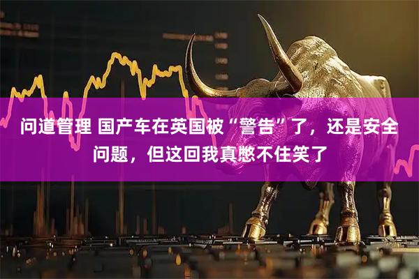 问道管理 国产车在英国被“警告”了，还是安全问题，但这回我真憋不住笑了
