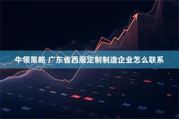 牛领策略 广东省西服定制制造企业怎么联系