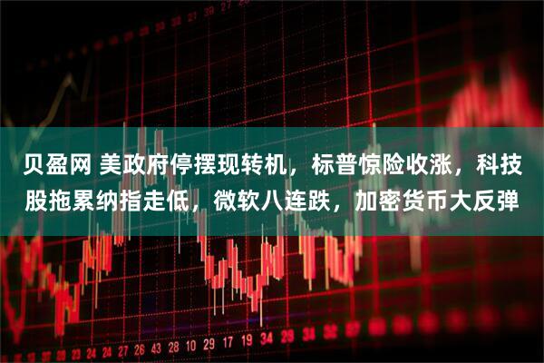 贝盈网 美政府停摆现转机,标普惊险收涨,科技股拖累纳指走低,微软八连跌,加密货币大反弹